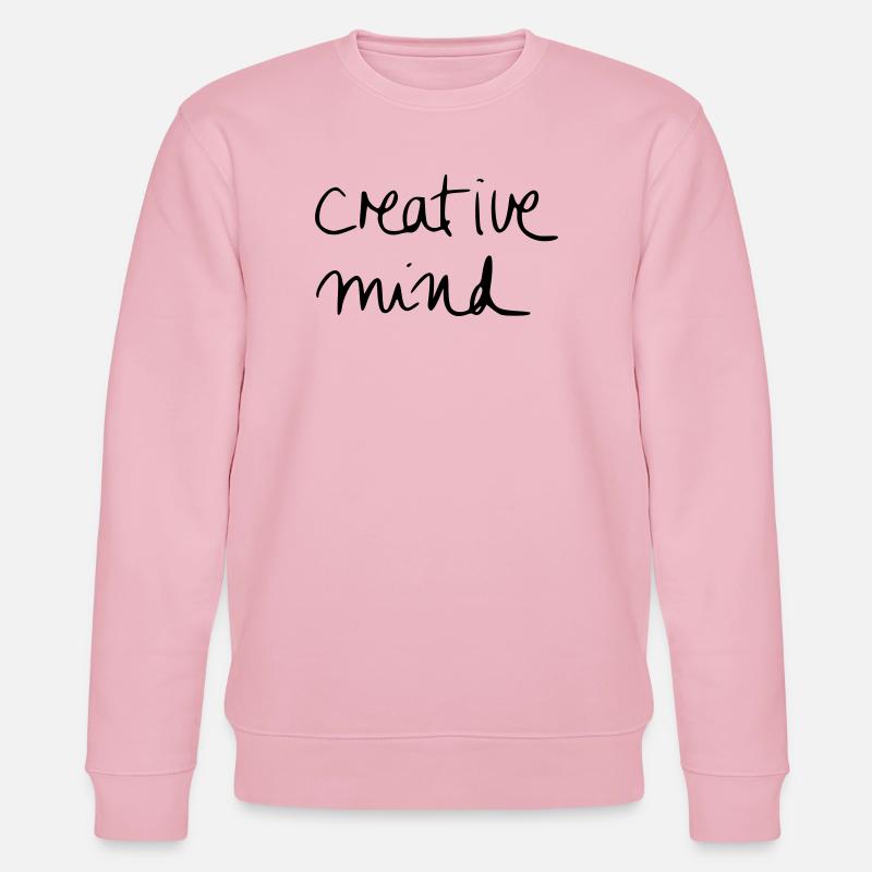 creative mind - Stanley/Stella CHANGER Unisex Organic Sweatshirt - cotton pink