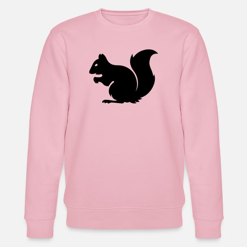 Eichhörnchen - Stanley/Stella Unisex Bio-Sweatshirt CHANGER  - Hellrosa