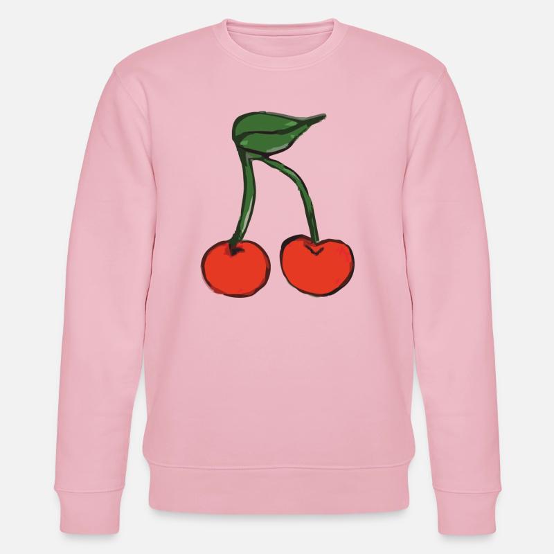 kirsche cherry - Stanley/Stella Unisex Bio-Sweatshirt CHANGER  - Hellrosa