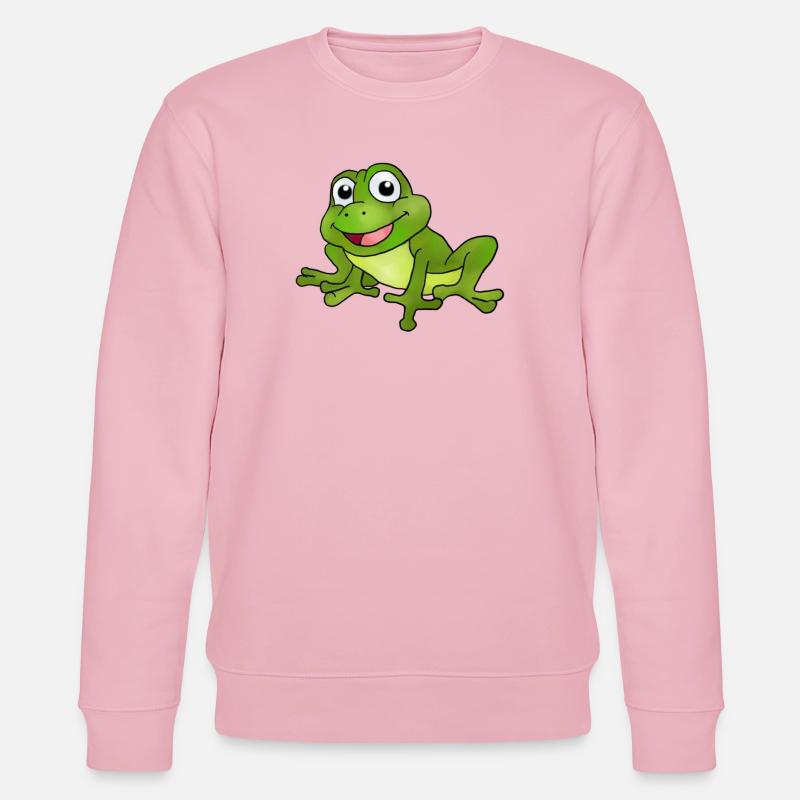 Frosch - Stanley/Stella Unisex Bio-Sweatshirt CHANGER  - Hellrosa