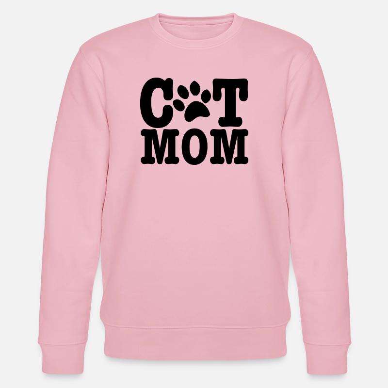 chat - Sweat bio CHANGER Stanley/Stella Unisexe - rose pâle