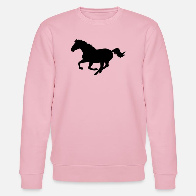 cheval - Sweat bio CHANGER Stanley/Stella Unisexe - rose pâle