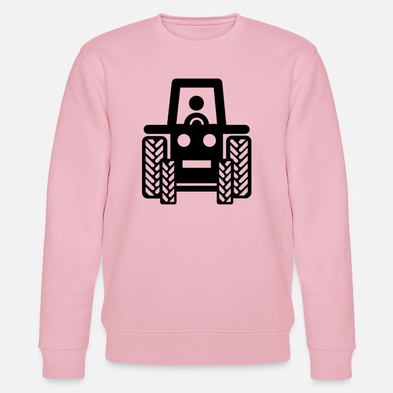 Traktor - Stanley/Stella Unisex Bio-Sweatshirt CHANGER  - Hellrosa