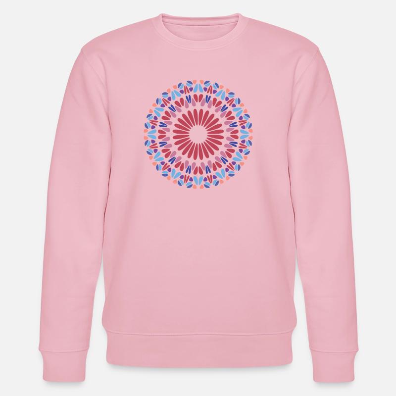Mandala - Stanley/Stella Unisex Bio-Sweatshirt CHANGER  - Hellrosa