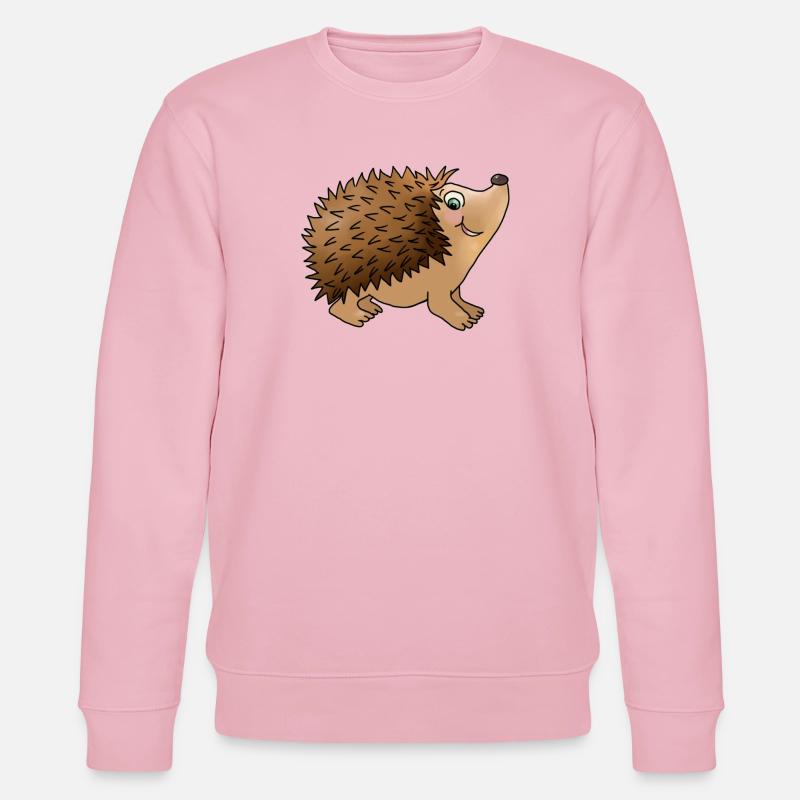 Freundlicher Igel - Stanley/Stella Unisex Bio-Sweatshirt CHANGER  - Hellrosa