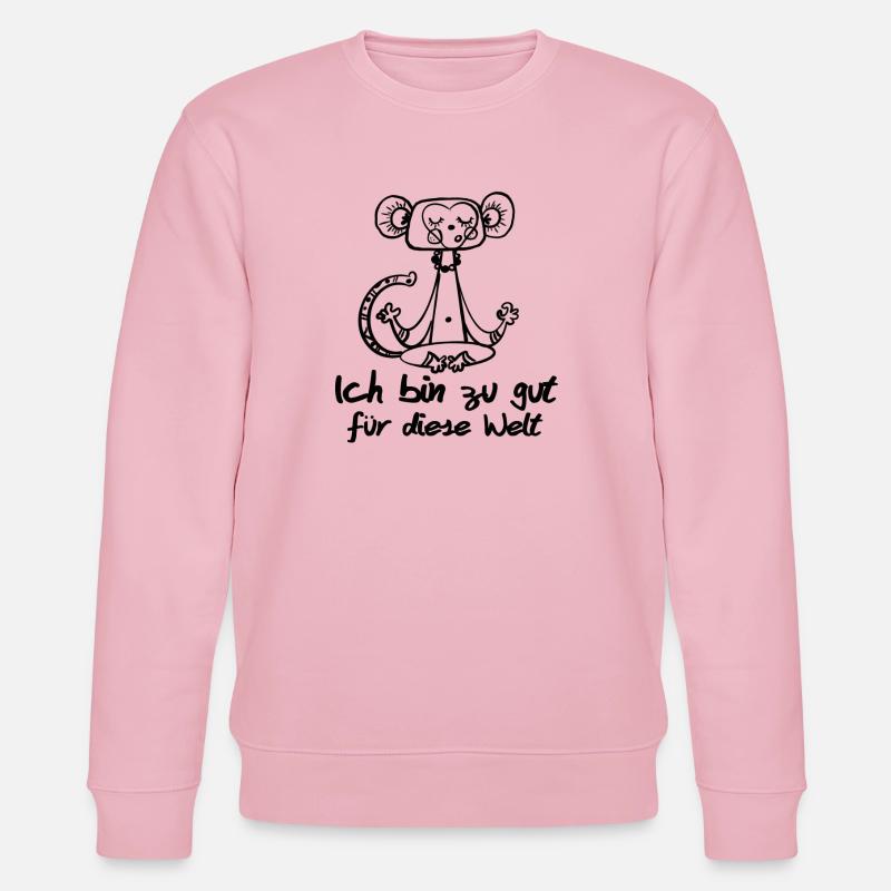 zu gut - Stanley/Stella Unisex Bio-Sweatshirt CHANGER  - Hellrosa