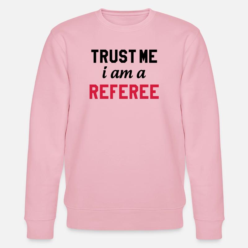 Referee - Schiedsrichter Arbitre - Sport - Match - Stanley/Stella Unisex Bio-Sweatshirt CHANGER  - Hellrosa