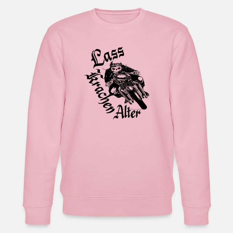 Outlaw Biker - Stanley/Stella Unisex Bio-Sweatshirt CHANGER  - Hellrosa
