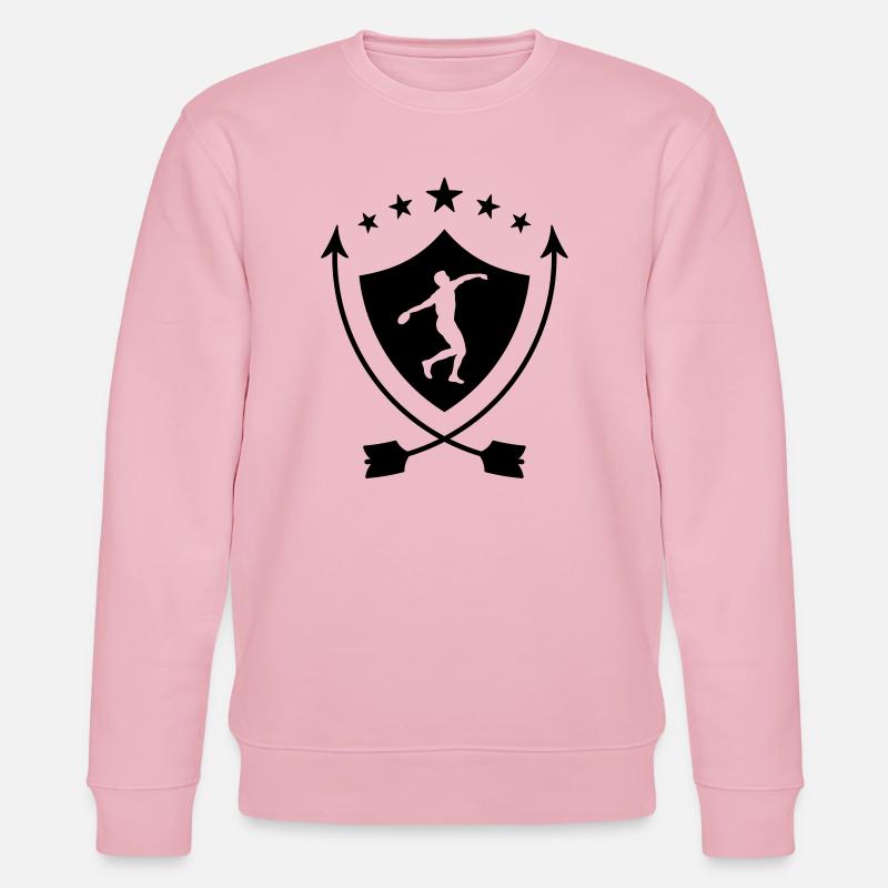 Lancer de Disque / Poids / Javelot / Marteau - Sweat bio CHANGER Stanley/Stella Unisexe - rose pâle