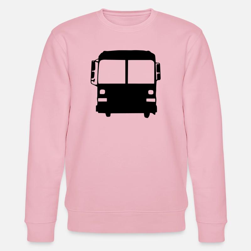 Bus / Busfahrer / Arbeit / Job - Stanley/Stella Unisex Bio-Sweatshirt CHANGER  - Hellrosa