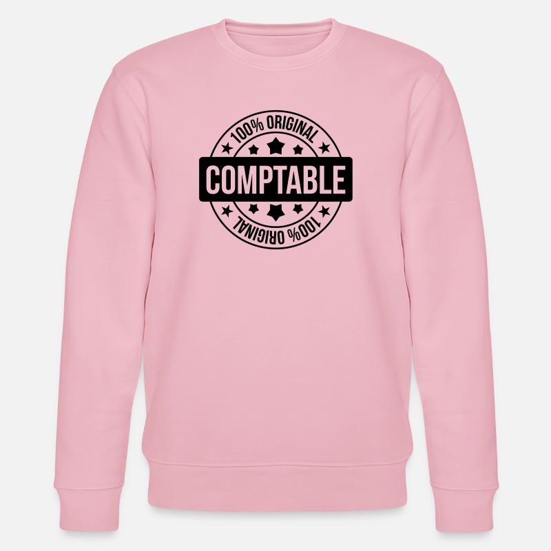 Accountant / Accounting / Comptable / Comptabilité - Stanley/Stella CHANGER Unisex Organic Sweatshirt - cotton pink
