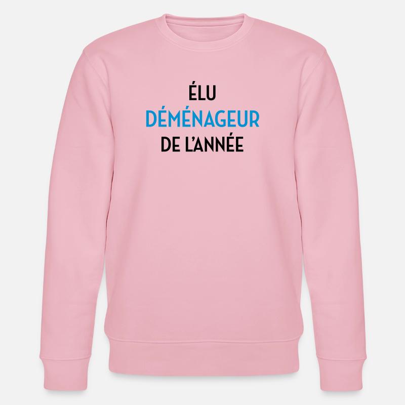 frachtführer / möbelpacker / mover / bewegen - Stanley/Stella Unisex Bio-Sweatshirt CHANGER  - Hellrosa