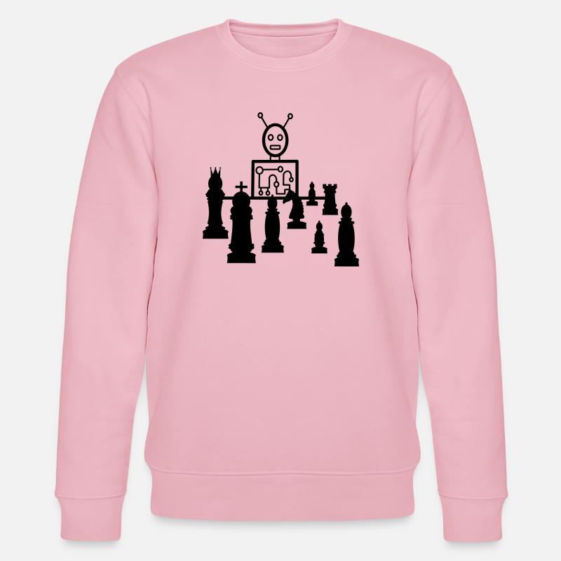échecs - Sweat bio CHANGER Stanley/Stella Unisexe - rose pâle
