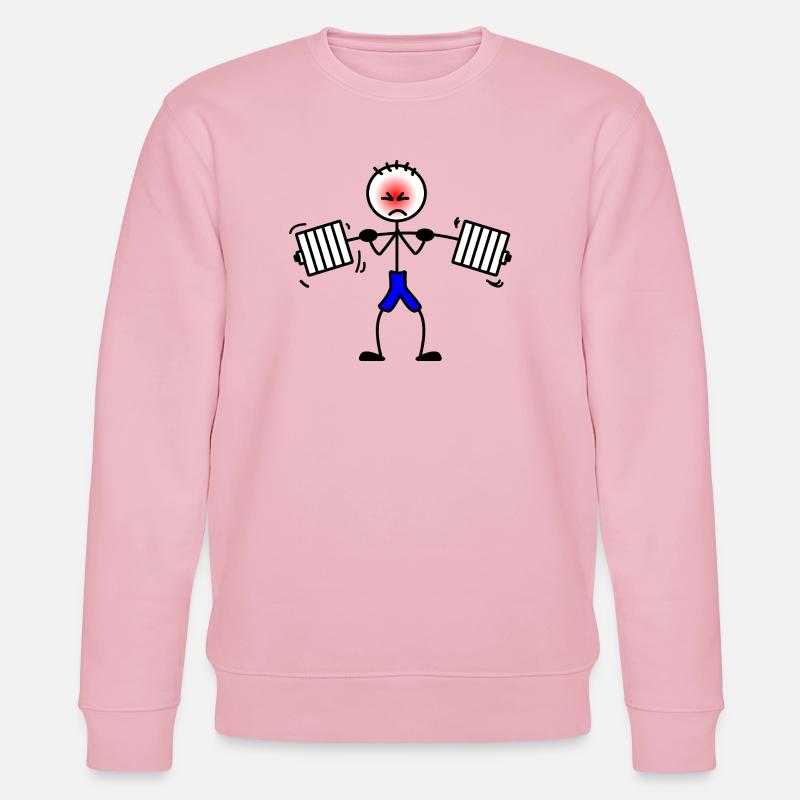 Haltérophile musculation musculation musculation 2 - Sweat bio CHANGER Stanley/Stella Unisexe - rose pâle