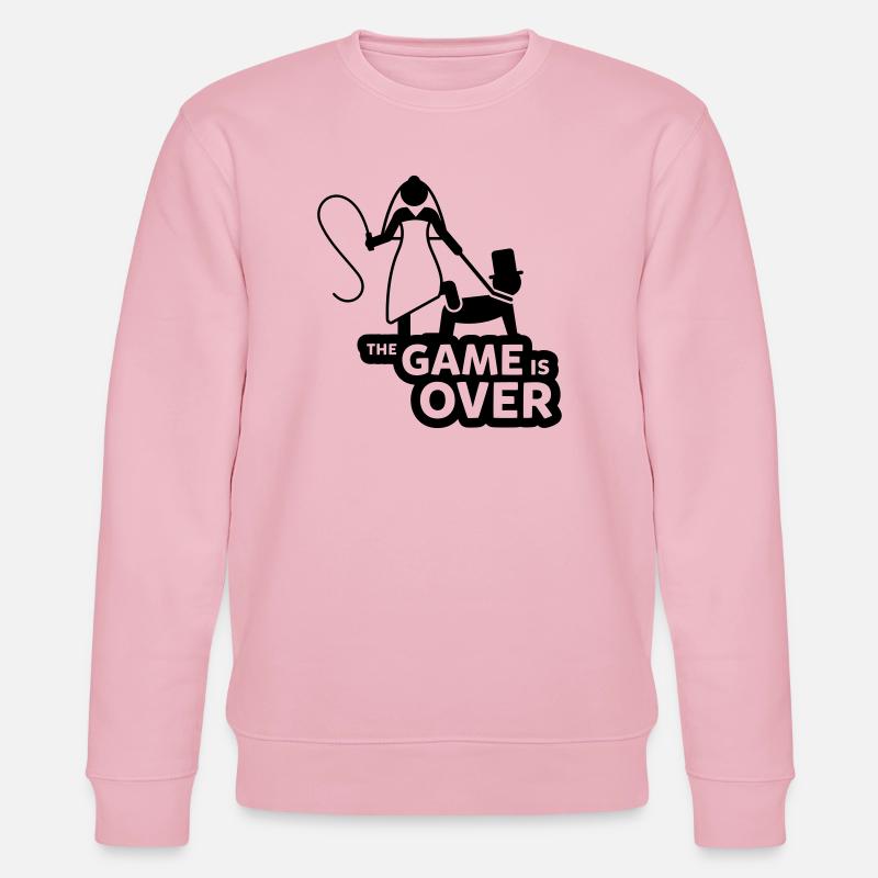 game over junggesellenabschied - Stanley/Stella Unisex Bio-Sweatshirt CHANGER  - Hellrosa