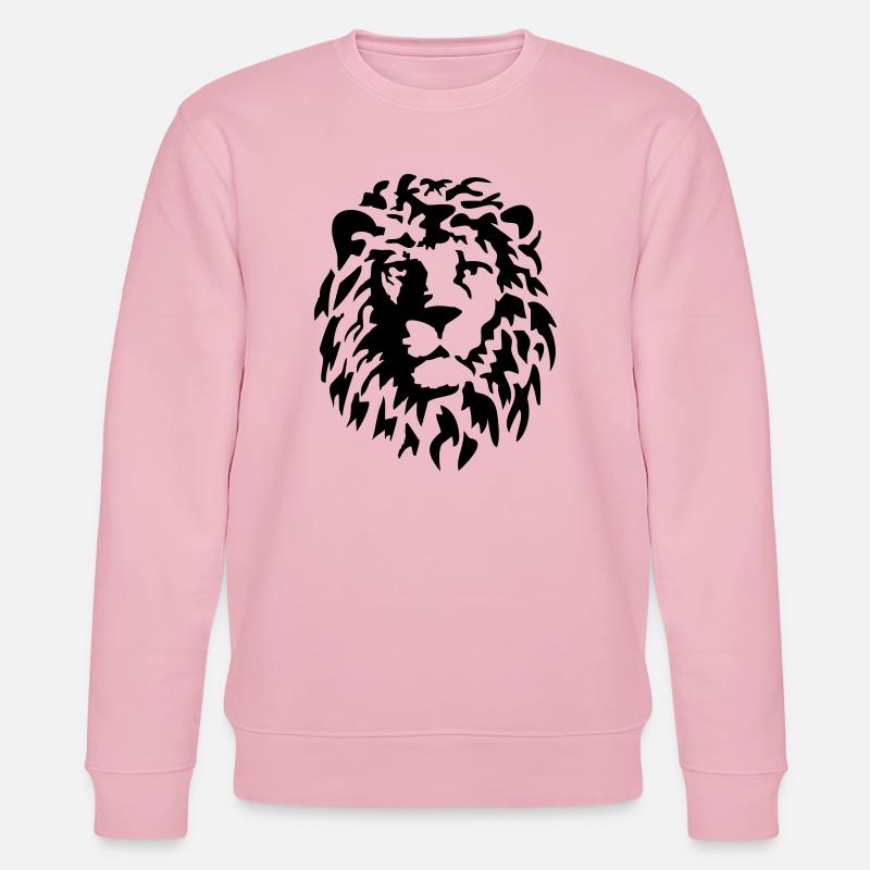 loewe raubkatze - Stanley/Stella Unisex Bio-Sweatshirt CHANGER  - Hellrosa