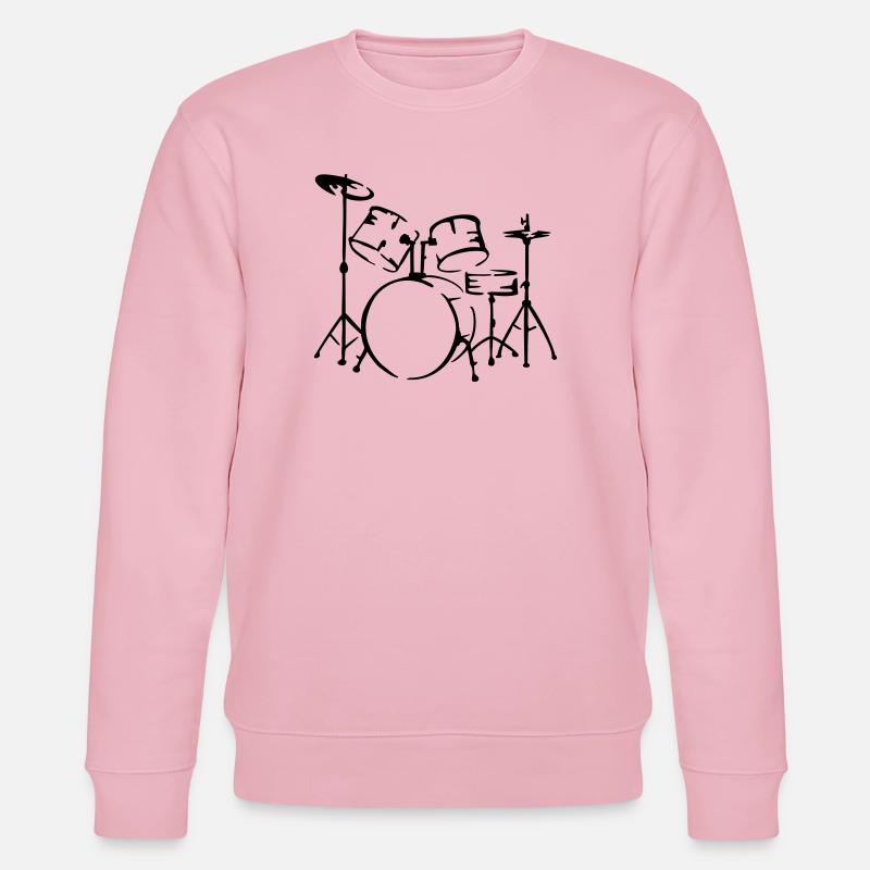 percussions - Sweat bio CHANGER Stanley/Stella Unisexe - rose pâle