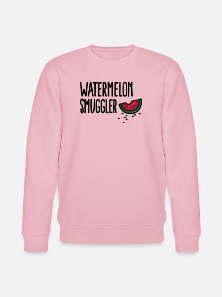 Watermelon smuggler - Stanley/Stella CHANGER Unisex Organic Sweatshirt - cotton pink