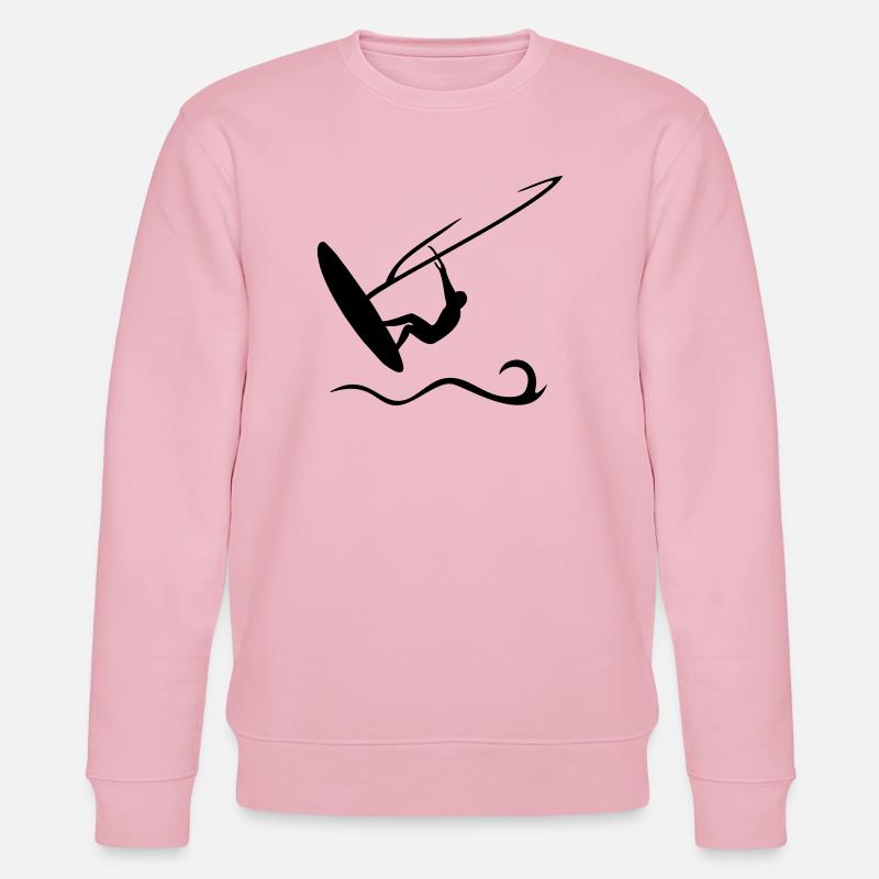 planche à voile - Sweat bio CHANGER Stanley/Stella Unisexe - rose pâle