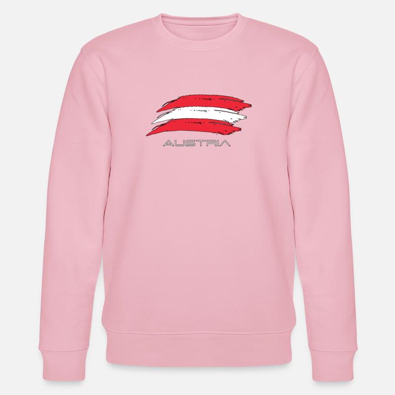 Austria - Stanley/Stella Unisex Bio-Sweatshirt CHANGER  - Hellrosa