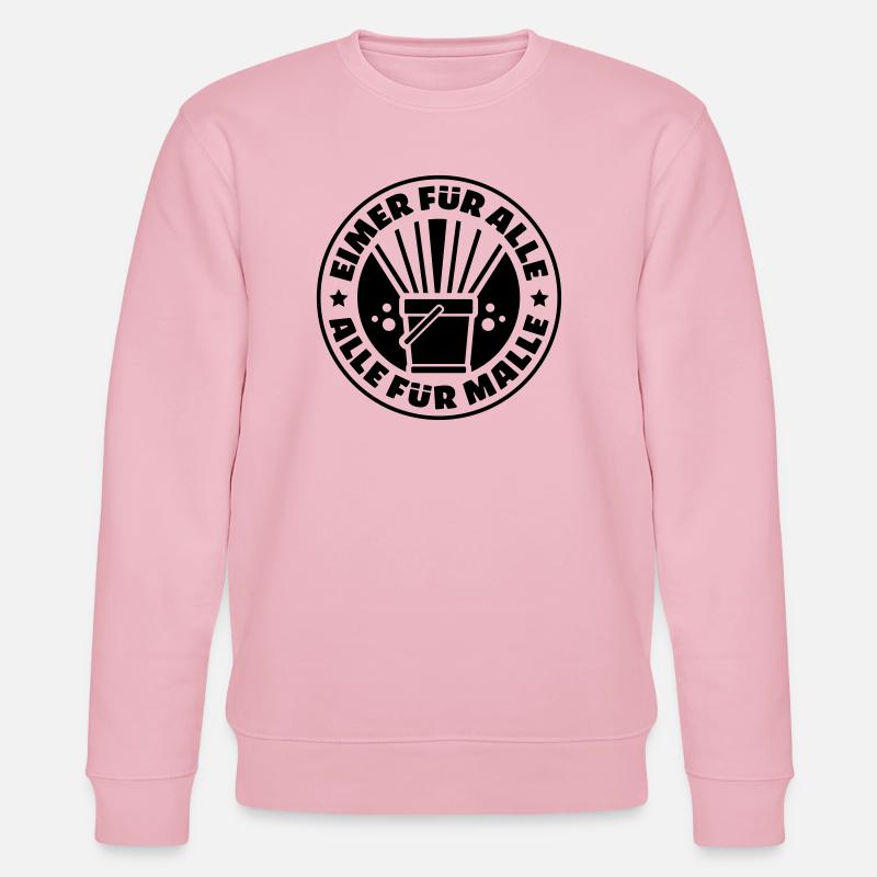 party mallorca urlaub - Stanley/Stella Unisex Bio-Sweatshirt CHANGER  - Hellrosa