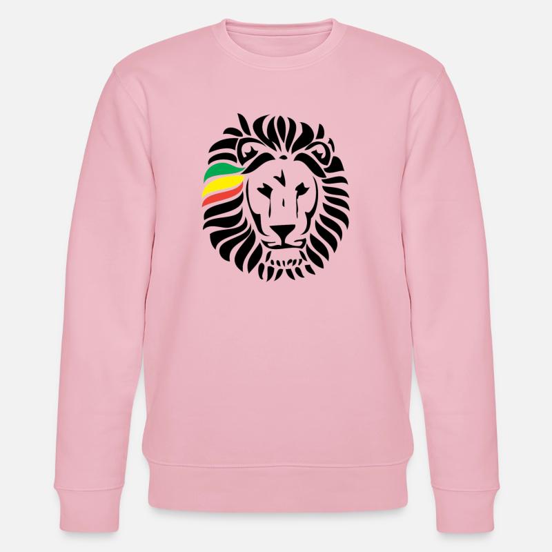Löwe Löwe - Stanley/Stella Unisex Bio-Sweatshirt CHANGER  - Hellrosa