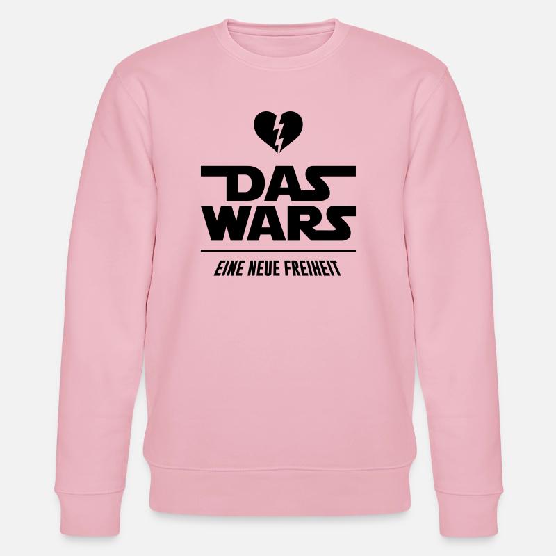 Das Wars - Trennung, Scheidung - Stanley/Stella Unisex Bio-Sweatshirt CHANGER  - Hellrosa