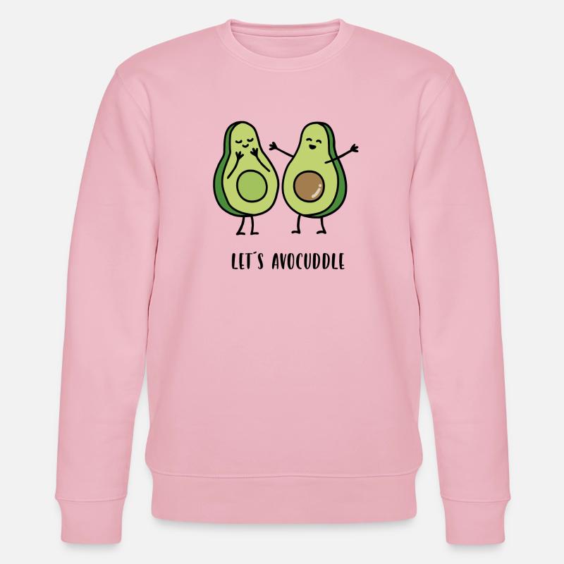 Let´s Avocuddle - Stanley/Stella Unisex Bio-Sweatshirt CHANGER  - Hellrosa
