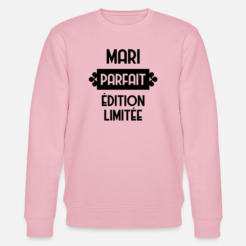 Amour / Saint Valentin / Coeur / Bébé / Love - Sweat bio CHANGER Stanley/Stella Unisexe - rose pâle