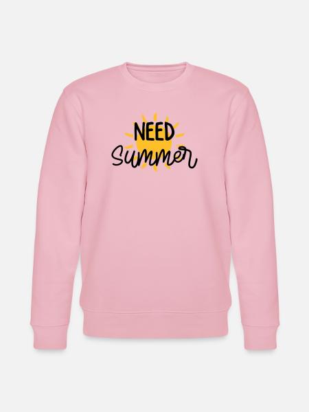 été / vacances / plage / soleil / mer - Sweat bio CHANGER Stanley/Stella Unisexe - rose pâle
