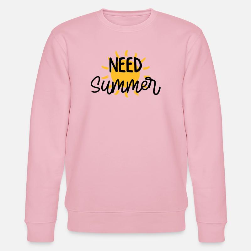 été / vacances / plage / soleil / mer - Sweat bio CHANGER Stanley/Stella Unisexe - rose pâle