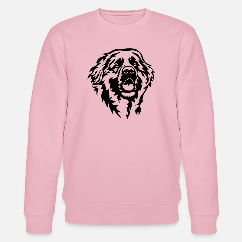 Tête de Leonberger - Sweat bio CHANGER Stanley/Stella Unisexe - rose pâle