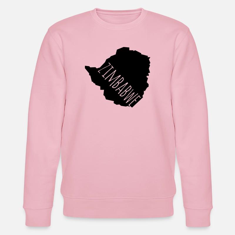 Zimbabwe - Stanley/Stella Unisex Bio-Sweatshirt CHANGER  - Hellrosa