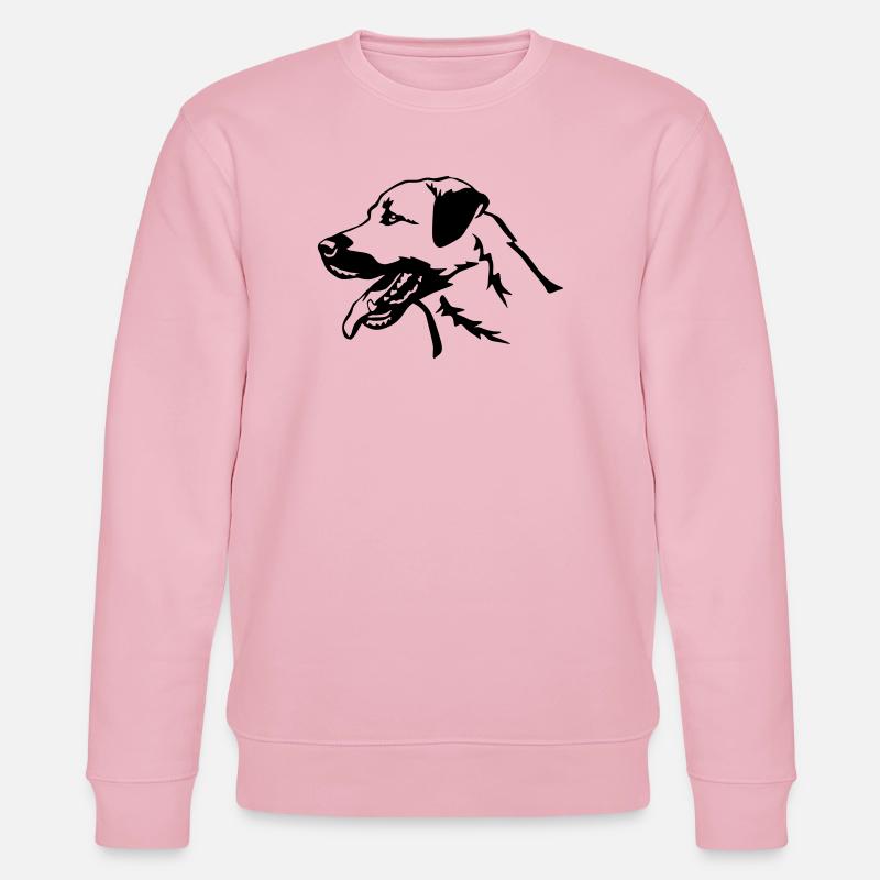 Kangal head - Stanley/Stella CHANGER Unisex Organic Sweatshirt - cotton pink