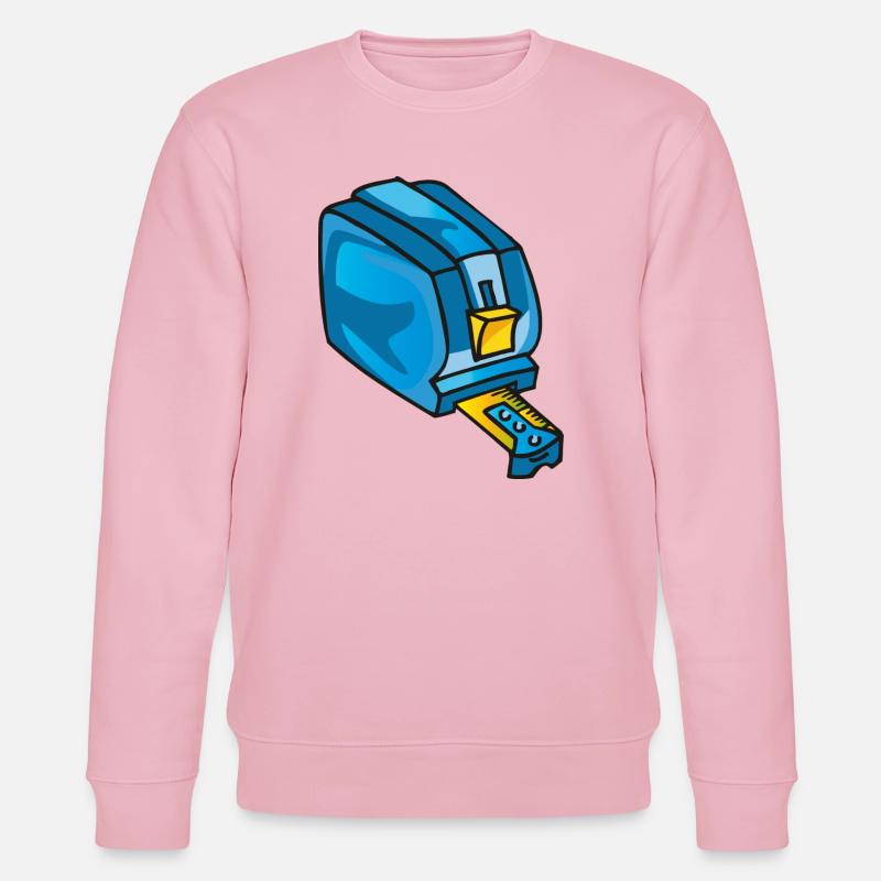 Rollmeter, tool, Compteur de rouleaux - Sweat bio CHANGER Stanley/Stella Unisexe - rose pâle