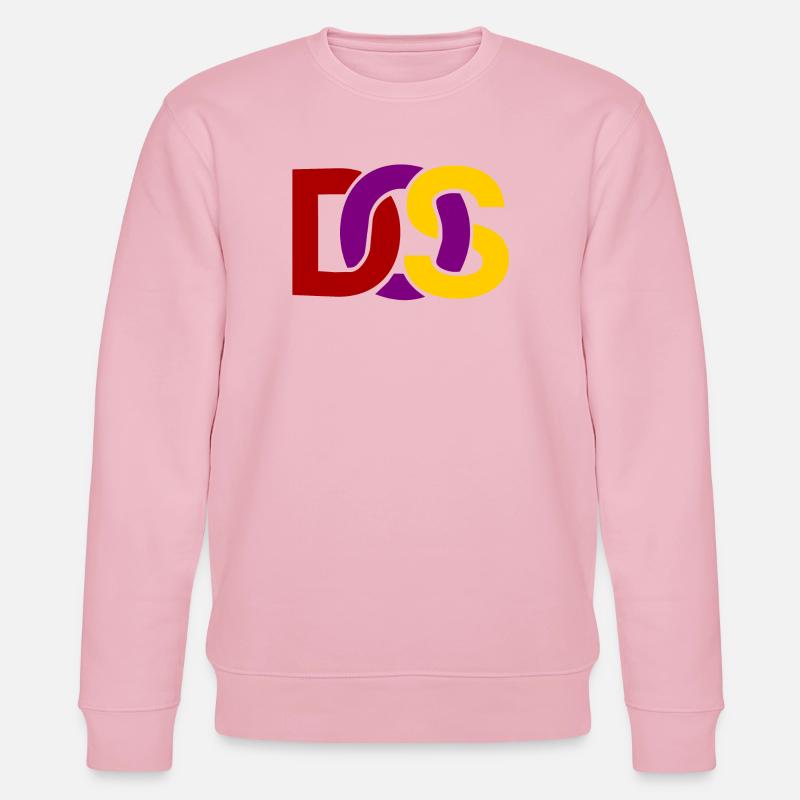 Retro MS DOS Logo - Sweat bio CHANGER Stanley/Stella Unisexe - rose pâle
