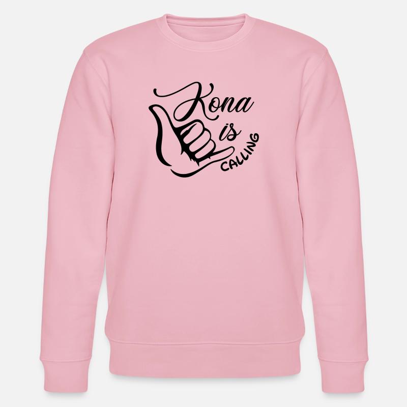 Triathlon - Kona is calling - Stanley/Stella Unisex Bio-Sweatshirt CHANGER  - Hellrosa