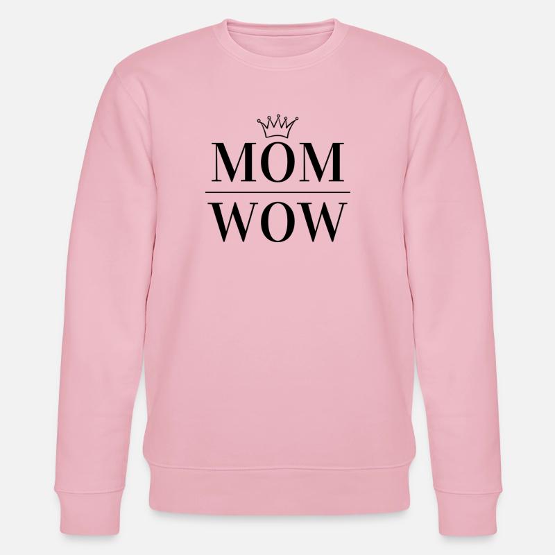 Abstract Geometry Pattern in Blue - Stanley/Stella CHANGER Unisex Organic Sweatshirt - cotton pink