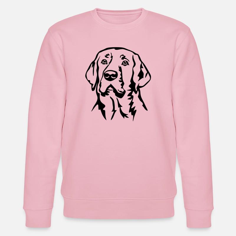Broholmer Kopf - Stanley/Stella Unisex Bio-Sweatshirt CHANGER  - Hellrosa