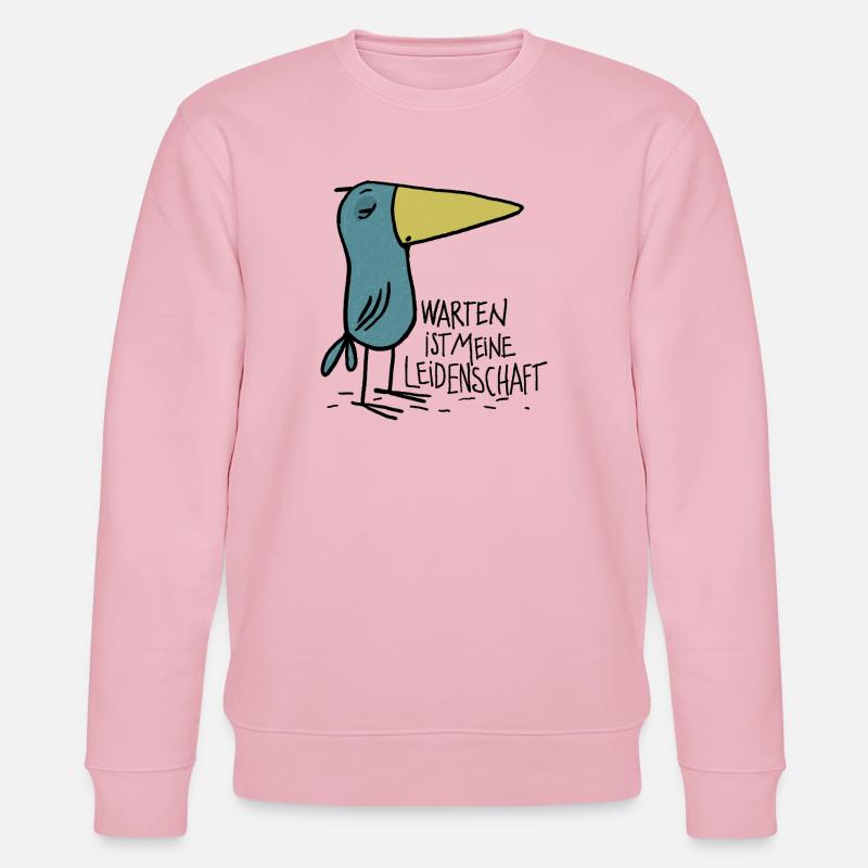 warten - Stanley/Stella Unisex Bio-Sweatshirt CHANGER  - Hellrosa