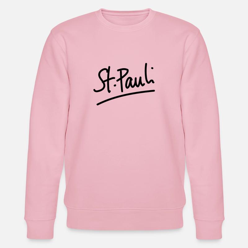 St. Pauli - écriture - Sweat bio CHANGER Stanley/Stella Unisexe - rose pâle