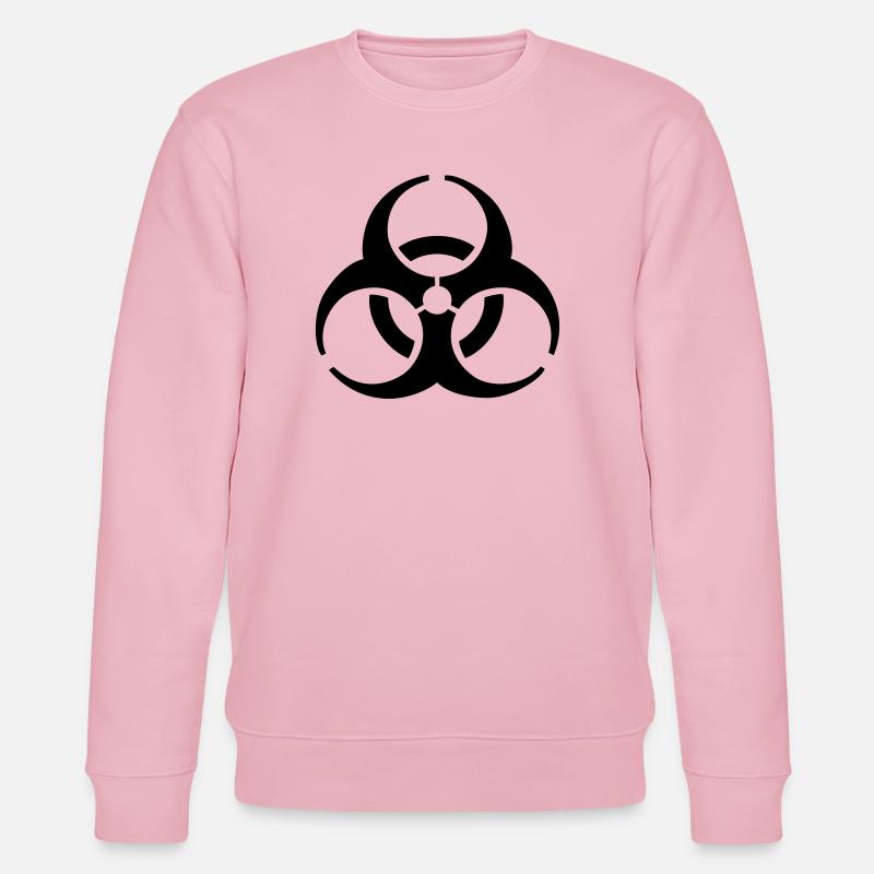 Biohazard - Symbole de biohazard - Biohazard - Sweat bio CHANGER Stanley/Stella Unisexe - rose pâle