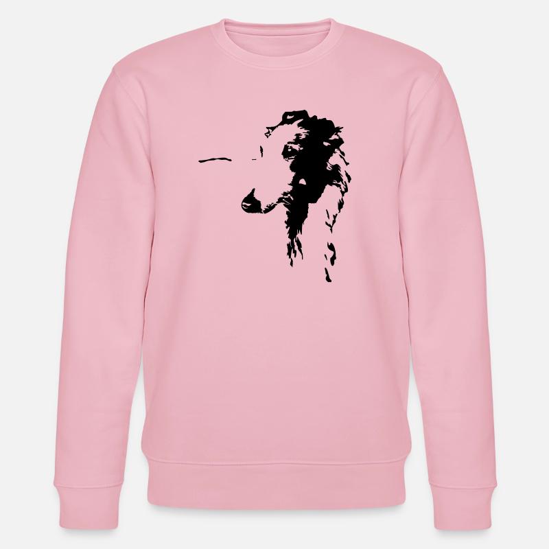 Barsoi Kopf - Stanley/Stella Unisex Bio-Sweatshirt CHANGER  - Hellrosa