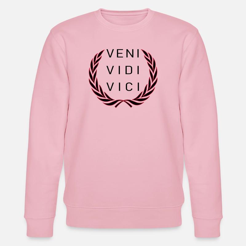 Veni Vidi Vici - Sweat bio CHANGER Stanley/Stella Unisexe - rose pâle