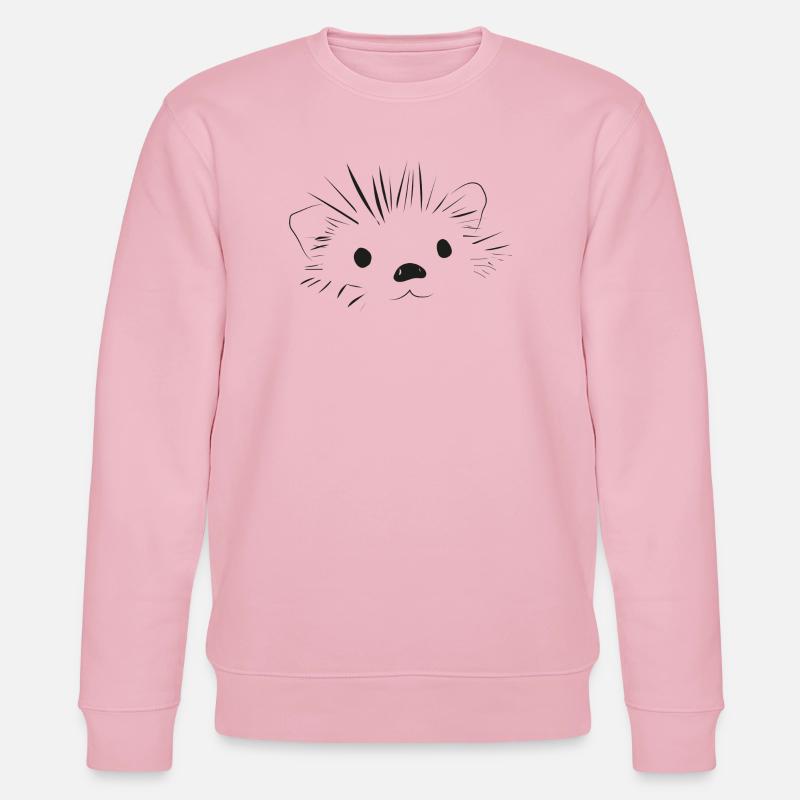 🦔 Mignon hérisson amour doux - Sweat bio CHANGER Stanley/Stella Unisexe - rose pâle