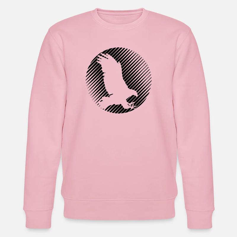 HAWK 0.1 - Stanley/Stella Unisex Bio-Sweatshirt CHANGER  - Hellrosa