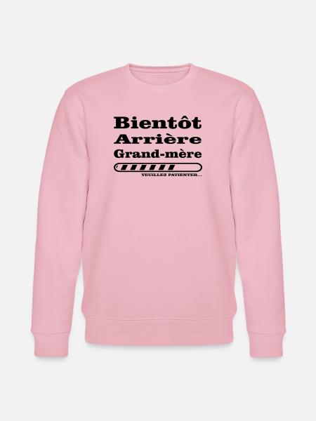 bientot arriere grand mere - Sweat bio CHANGER Stanley/Stella Unisexe - rose pâle