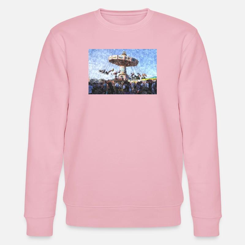 Volksfest Straubing - Stanley/Stella Unisex Bio-Sweatshirt CHANGER  - Hellrosa