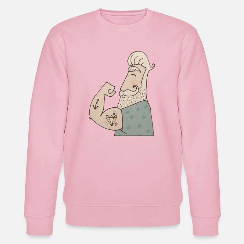 Seemann - Stanley/Stella Unisex Bio-Sweatshirt CHANGER  - Hellrosa