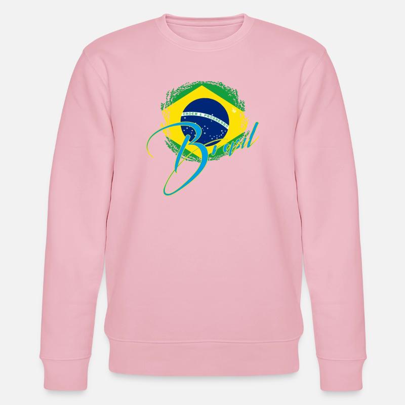 Brasilien Signatrue - Stanley/Stella Unisex Bio-Sweatshirt CHANGER  - Hellrosa